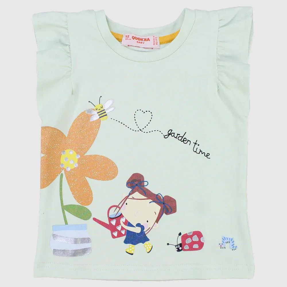 "Garden Time" Sleeveless T-Shirt