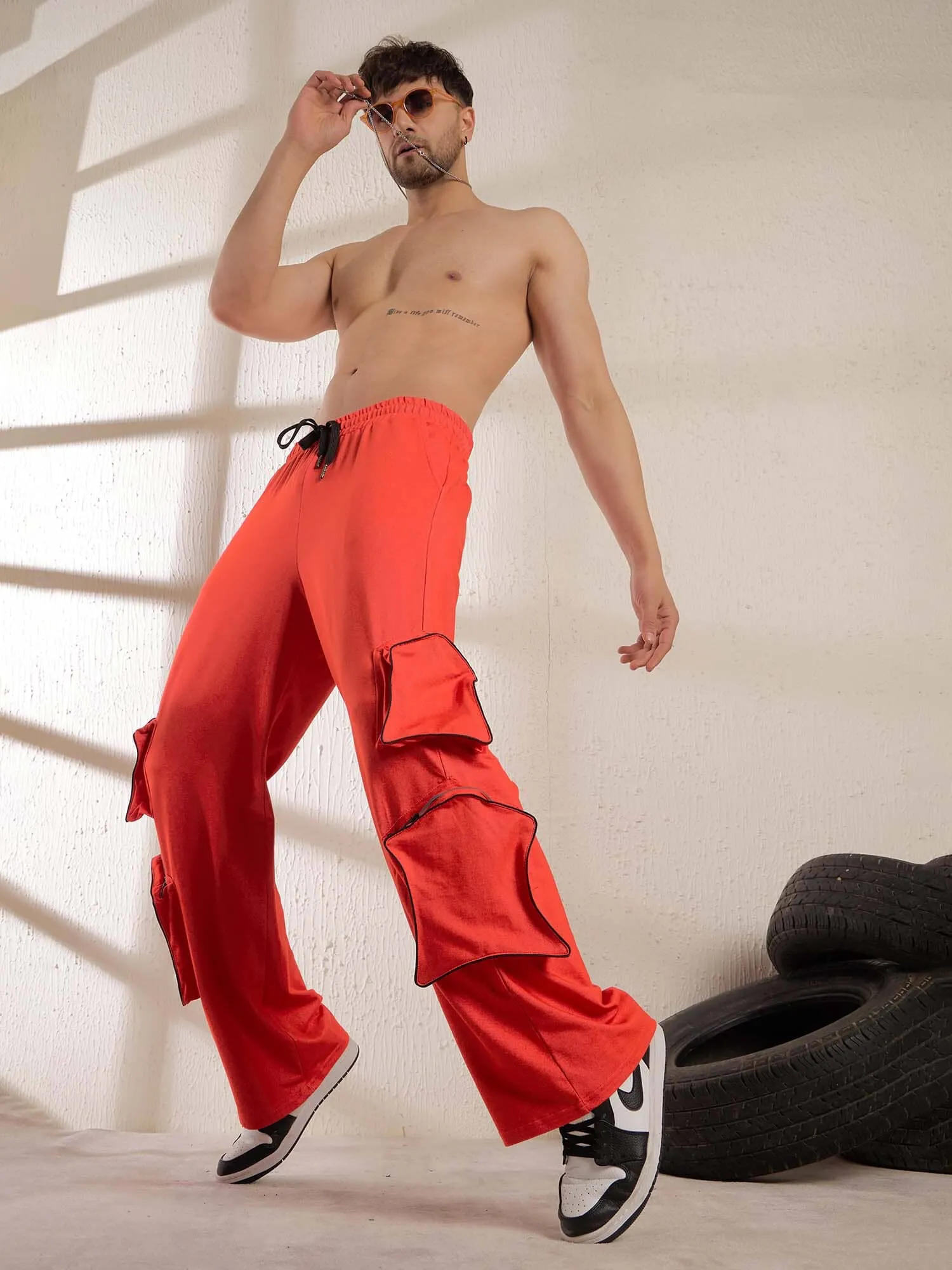 Red Star Cargo Pocket Trackpants