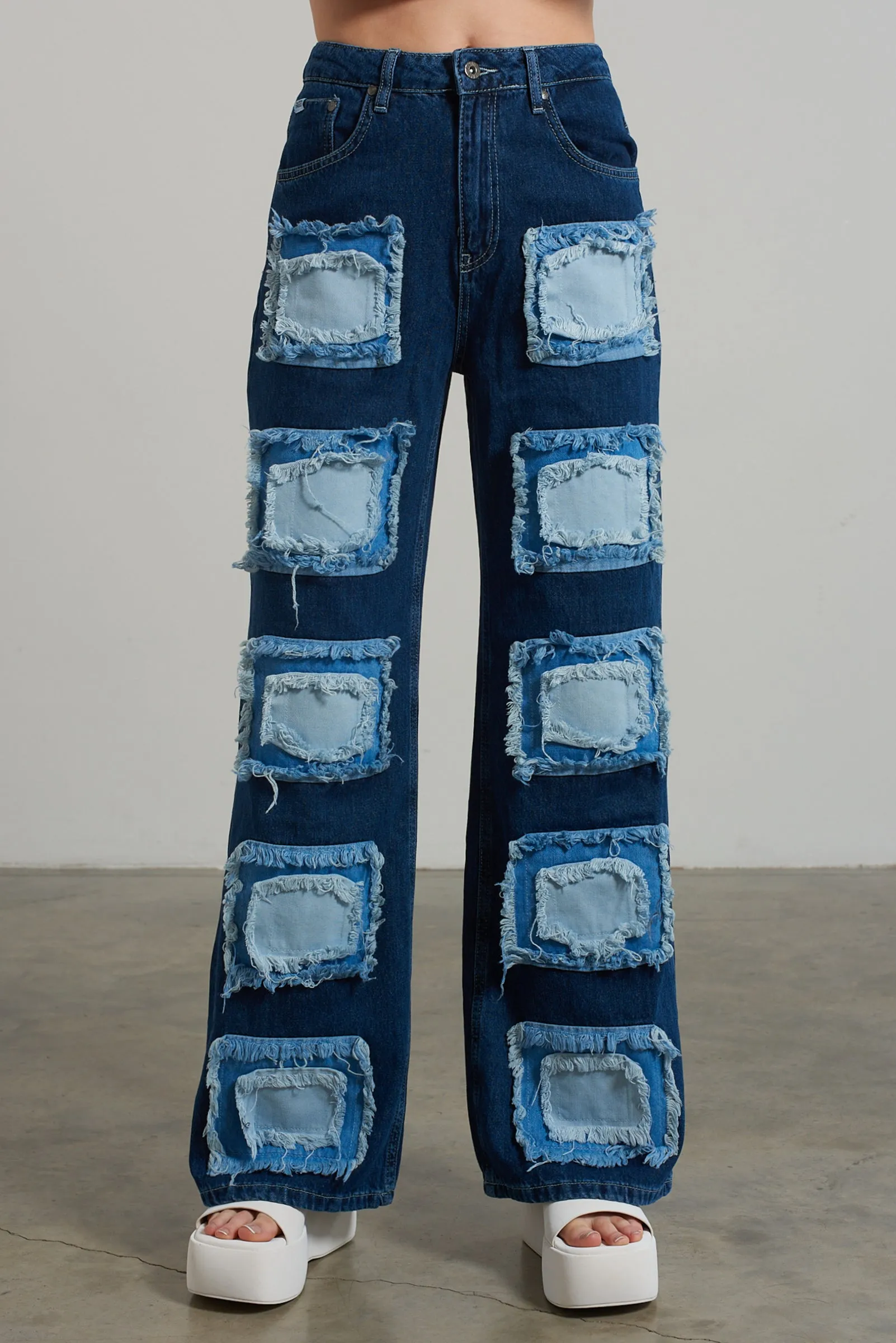 Rubic Baggy Jean Blue