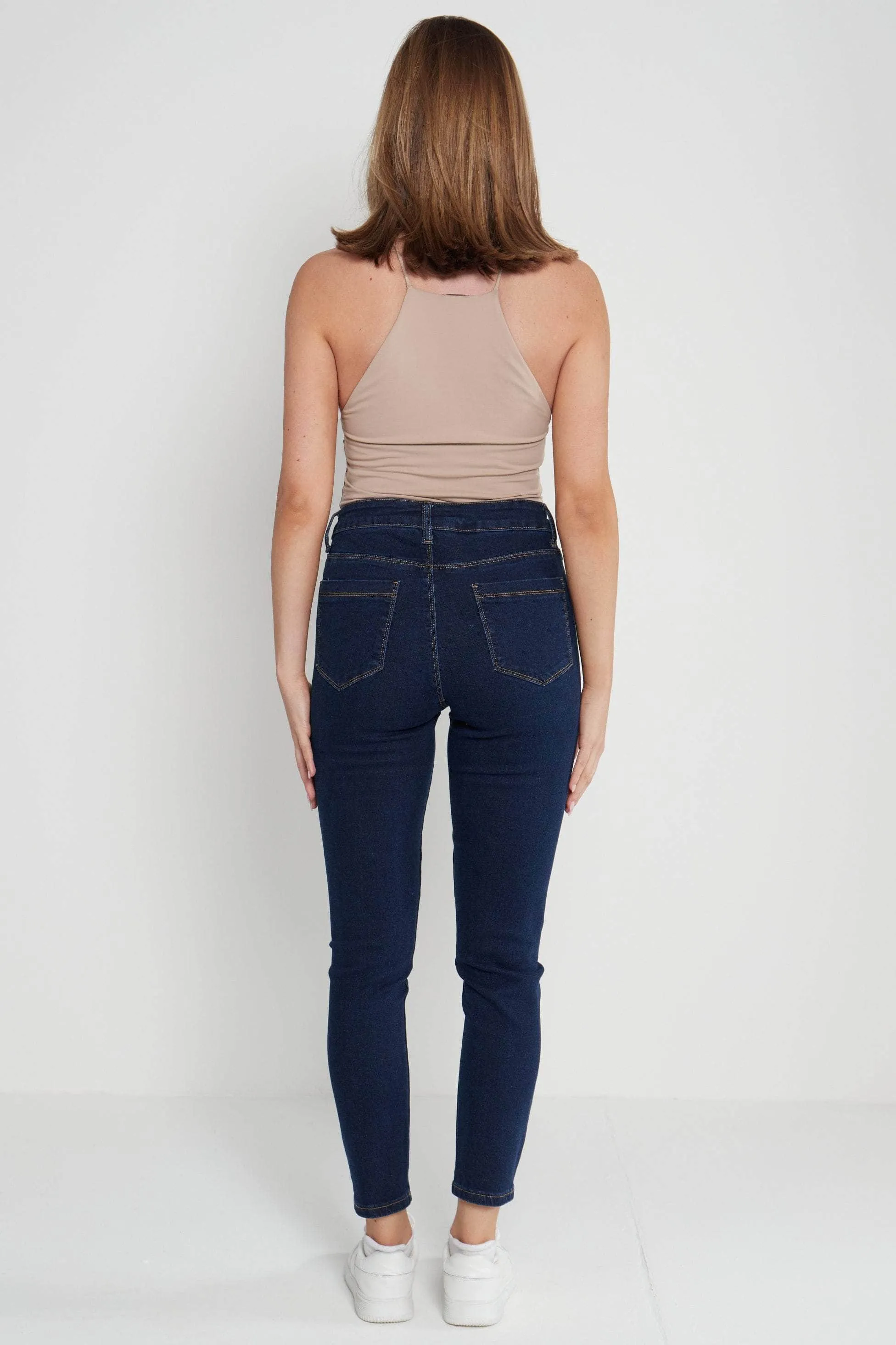 Saloos Comfort Stretch Tapered Mid-High Waist Jeans