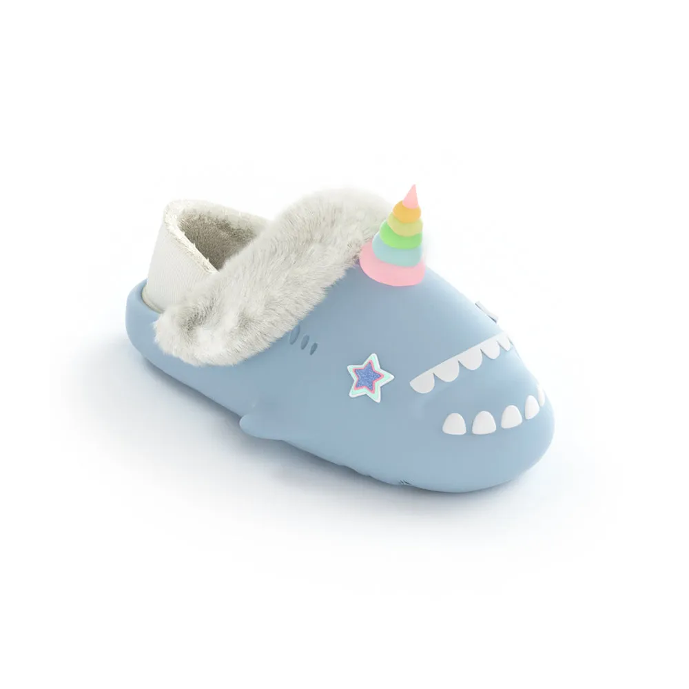 Sharkicks Pro - Winter Unicorn Blue Star Eyes Heel-covered