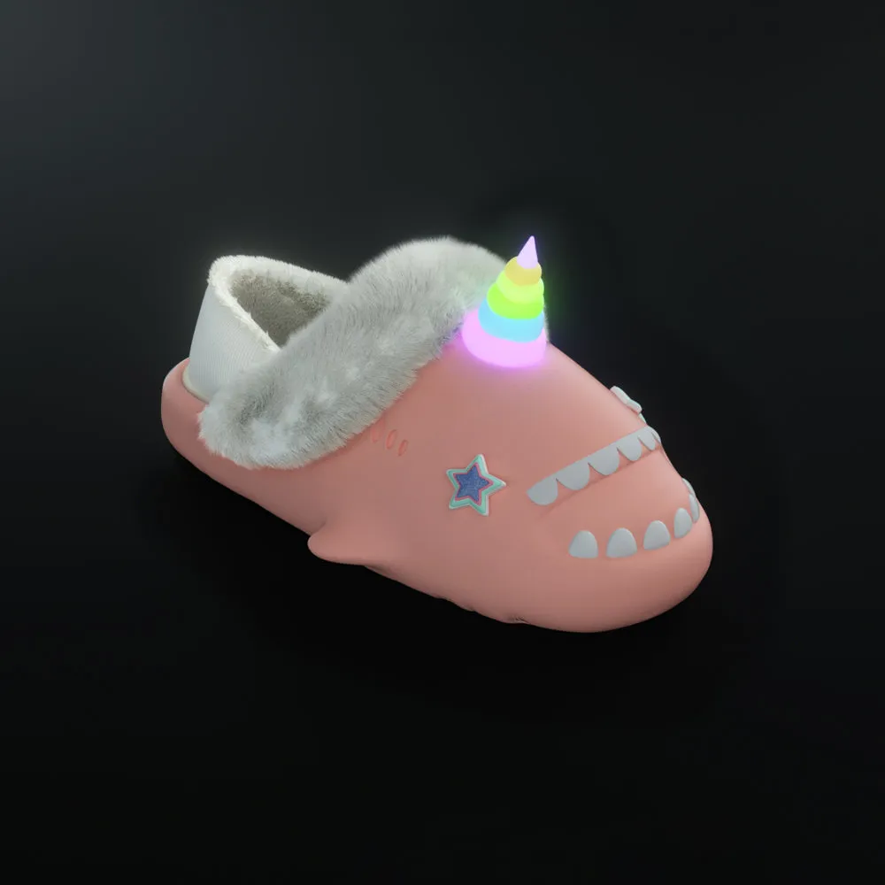 Sharkicks Pro - Winter Unicorn Blue Star Eyes Heel-covered