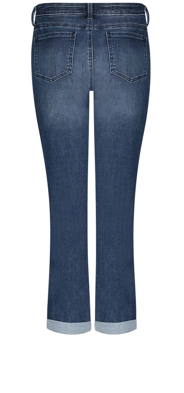 Sheri Slim Ankle Jeans Mediumblauw Premium Denim | Bluewell