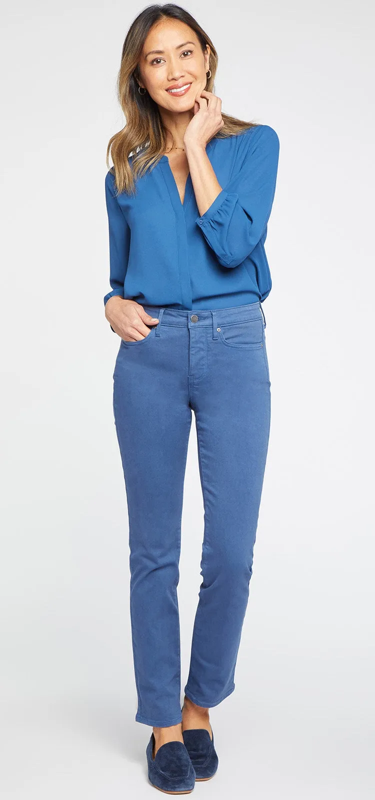 Sheri Slim Jeans Blauw Premium Denim | Deja Blu