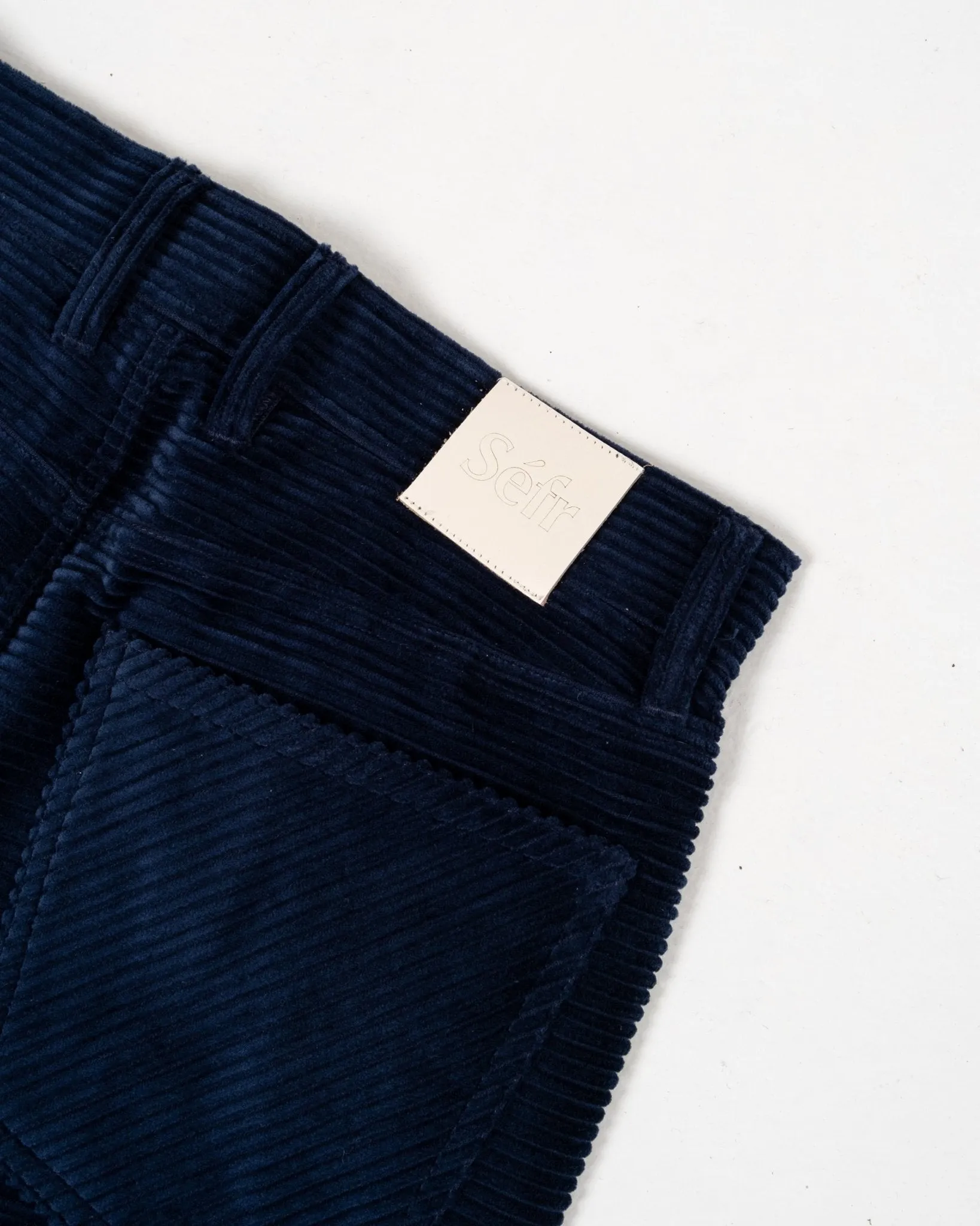 Sin Cord Jeans Navy Blue