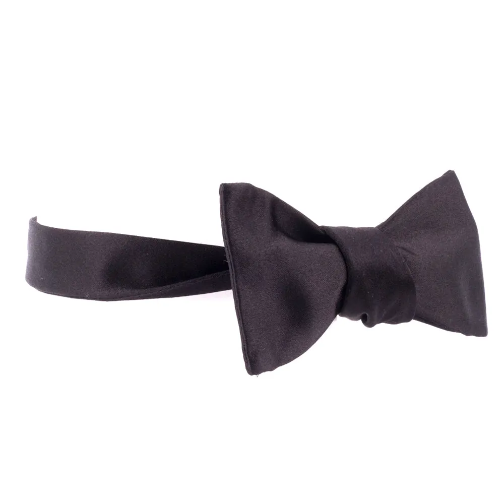 Sovereign Grade Jumbo Satin Butterfly Bow Tie, 7.5 cm