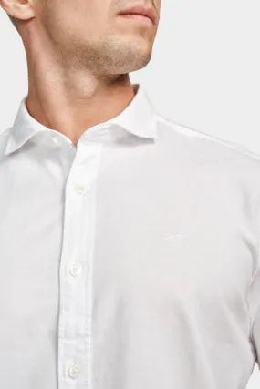 Sport Fit Semi Casual Shirt Winter White