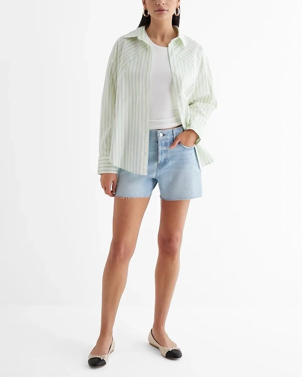 STRIPED BOYFRIEND SHIRT