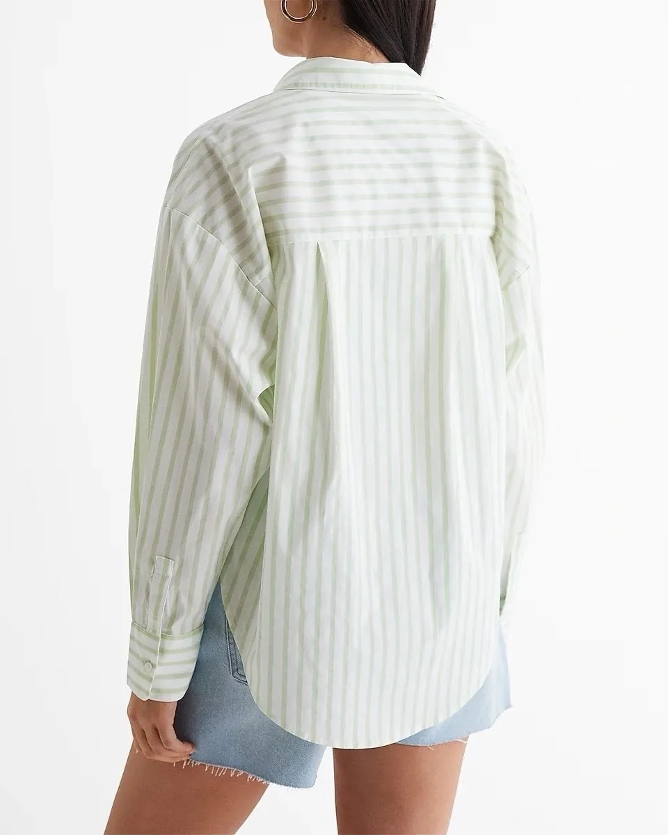 STRIPED BOYFRIEND SHIRT