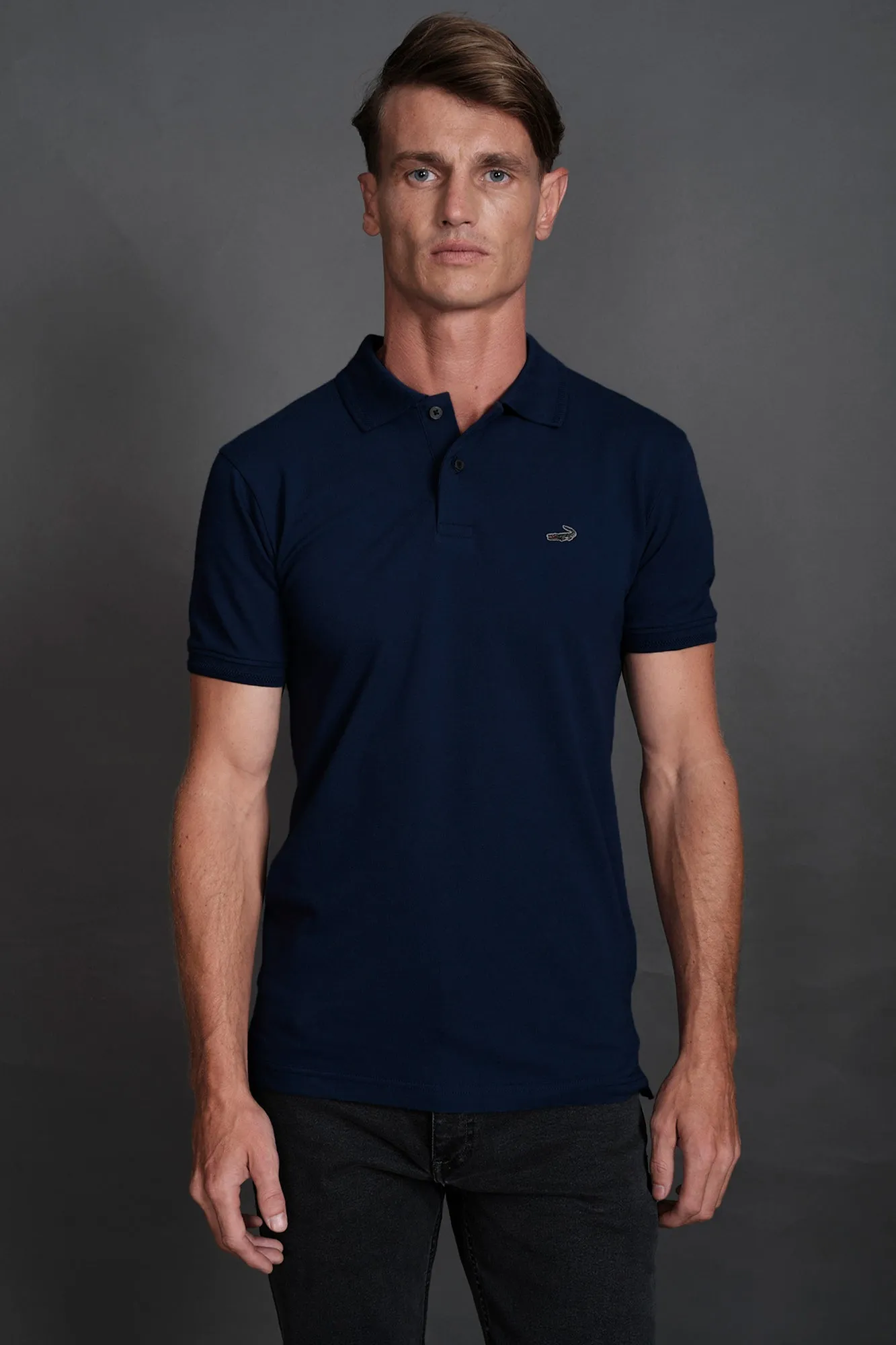 Supima Polo-Blue Depths-Slim Fit