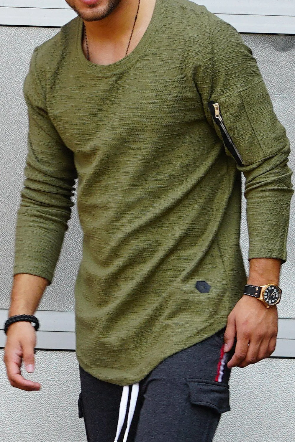 Sweatshirt Khaki 7310