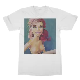 T-Shirt - barbie pink hair