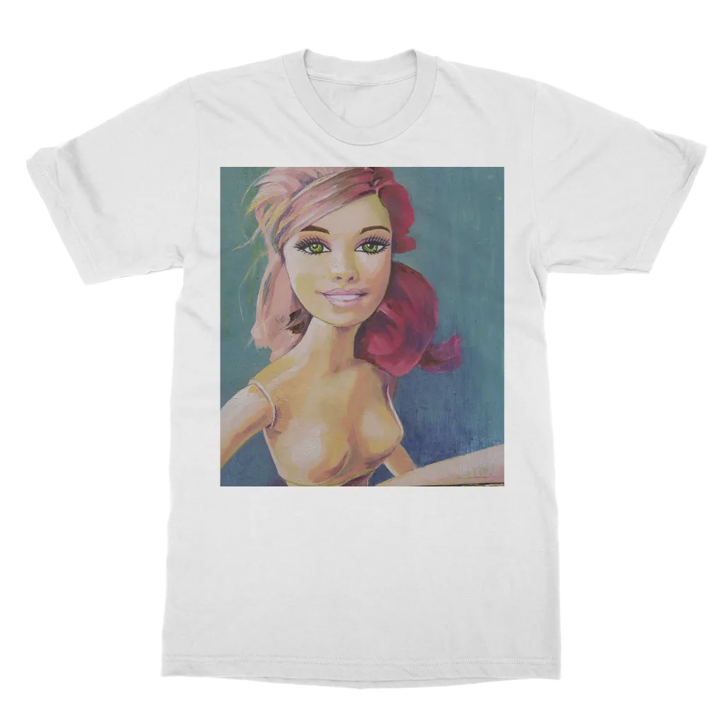 T-Shirt - barbie pink hair