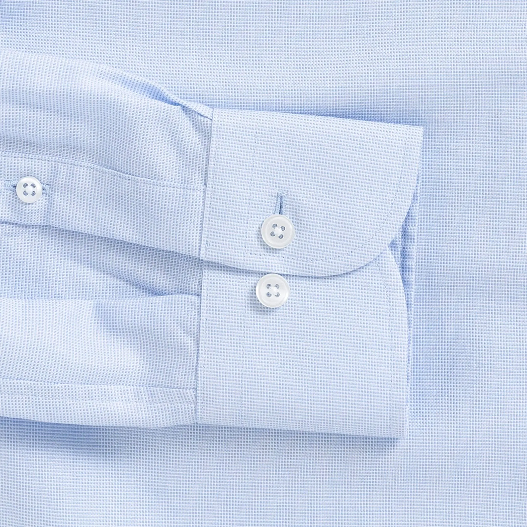 The Light Blue Carter Panama Oxford Custom Shirt