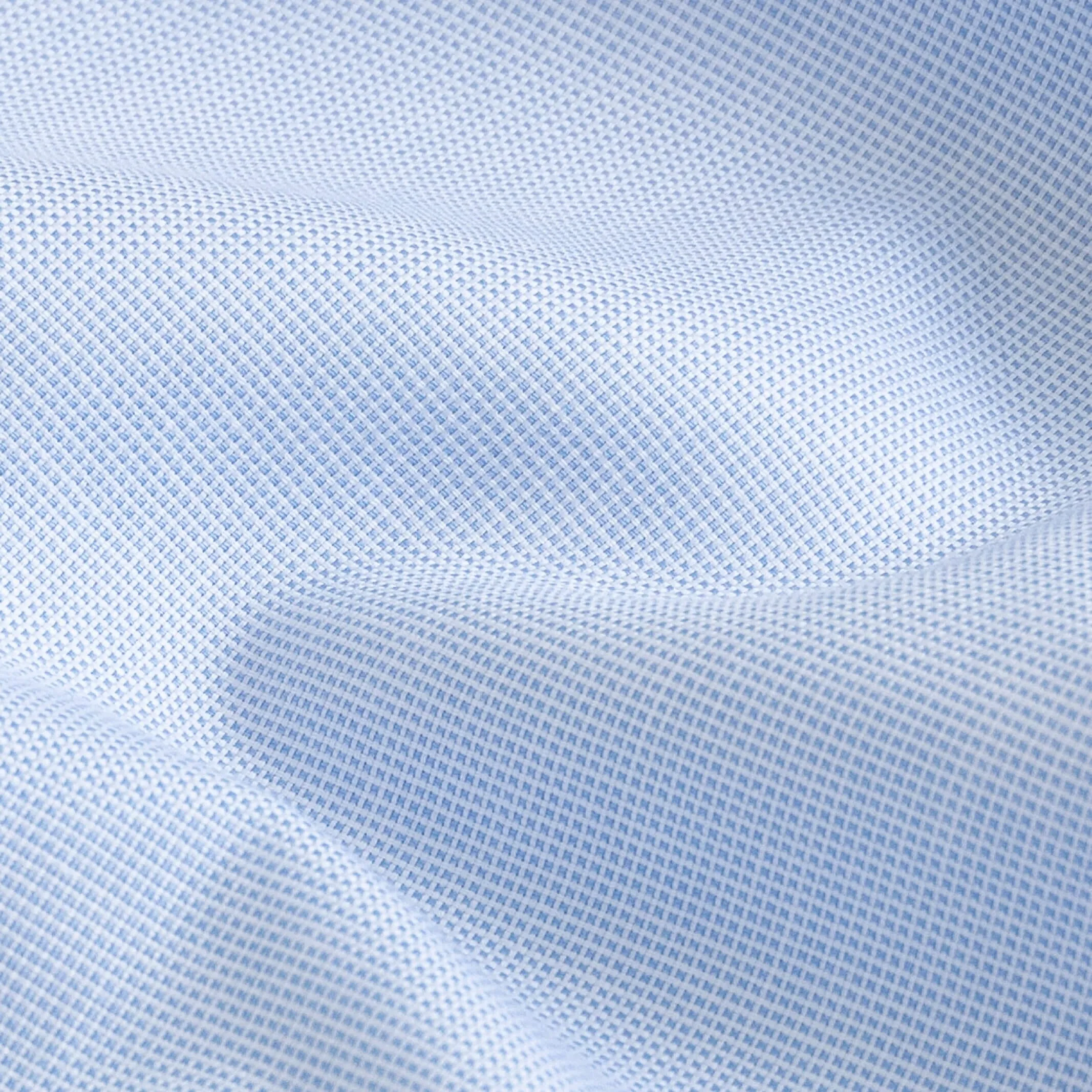 The Light Blue Carter Panama Oxford Custom Shirt