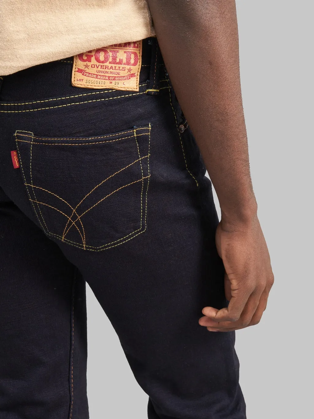 The Strike Gold 5004ID Double Indigo Straight Tapered Jeans