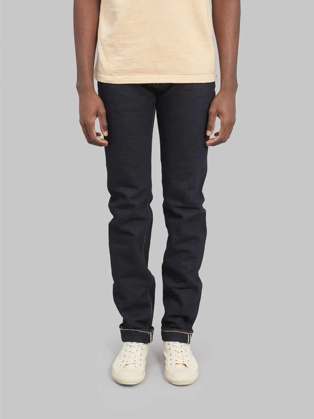 The Strike Gold 5004ID Double Indigo Straight Tapered Jeans