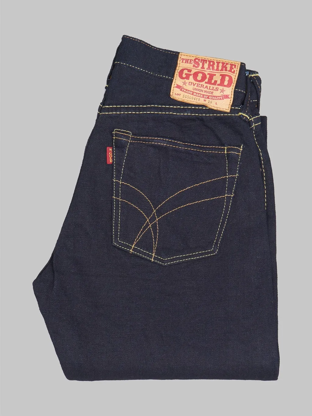 The Strike Gold 5004ID Double Indigo Straight Tapered Jeans