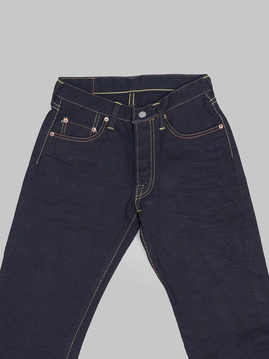 The Strike Gold 5004ID Double Indigo Straight Tapered Jeans