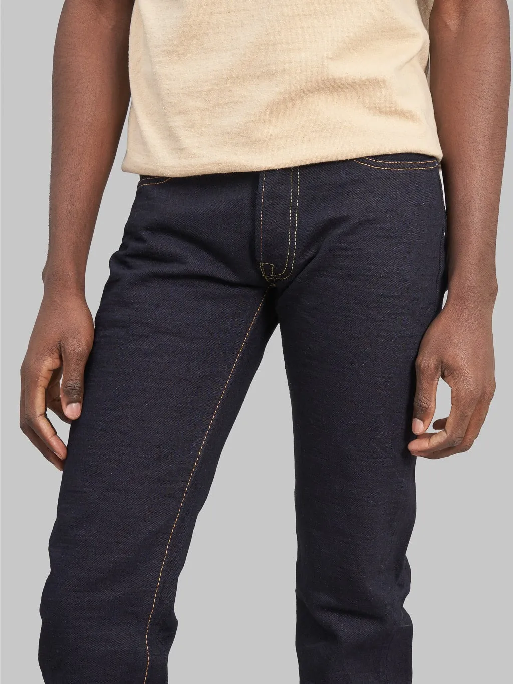 The Strike Gold 5004ID Double Indigo Straight Tapered Jeans