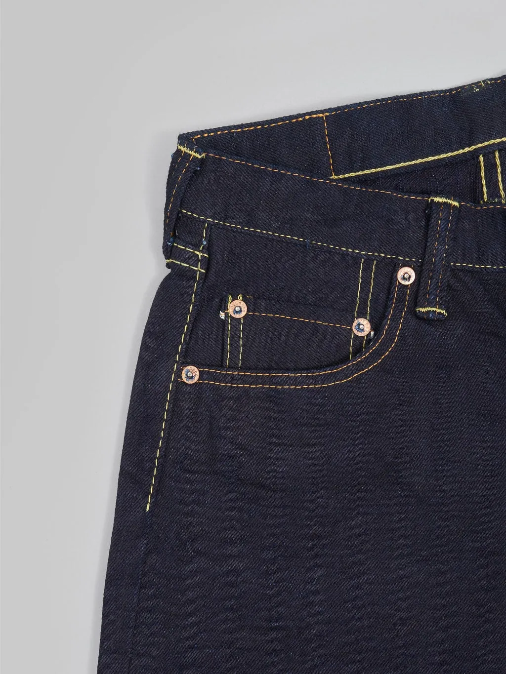 The Strike Gold 5004ID Double Indigo Straight Tapered Jeans