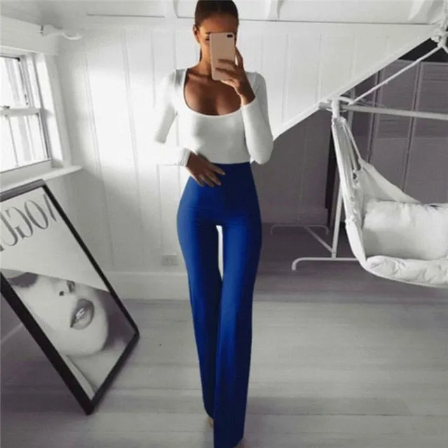 Totally Devoted High Waist Flare Pants