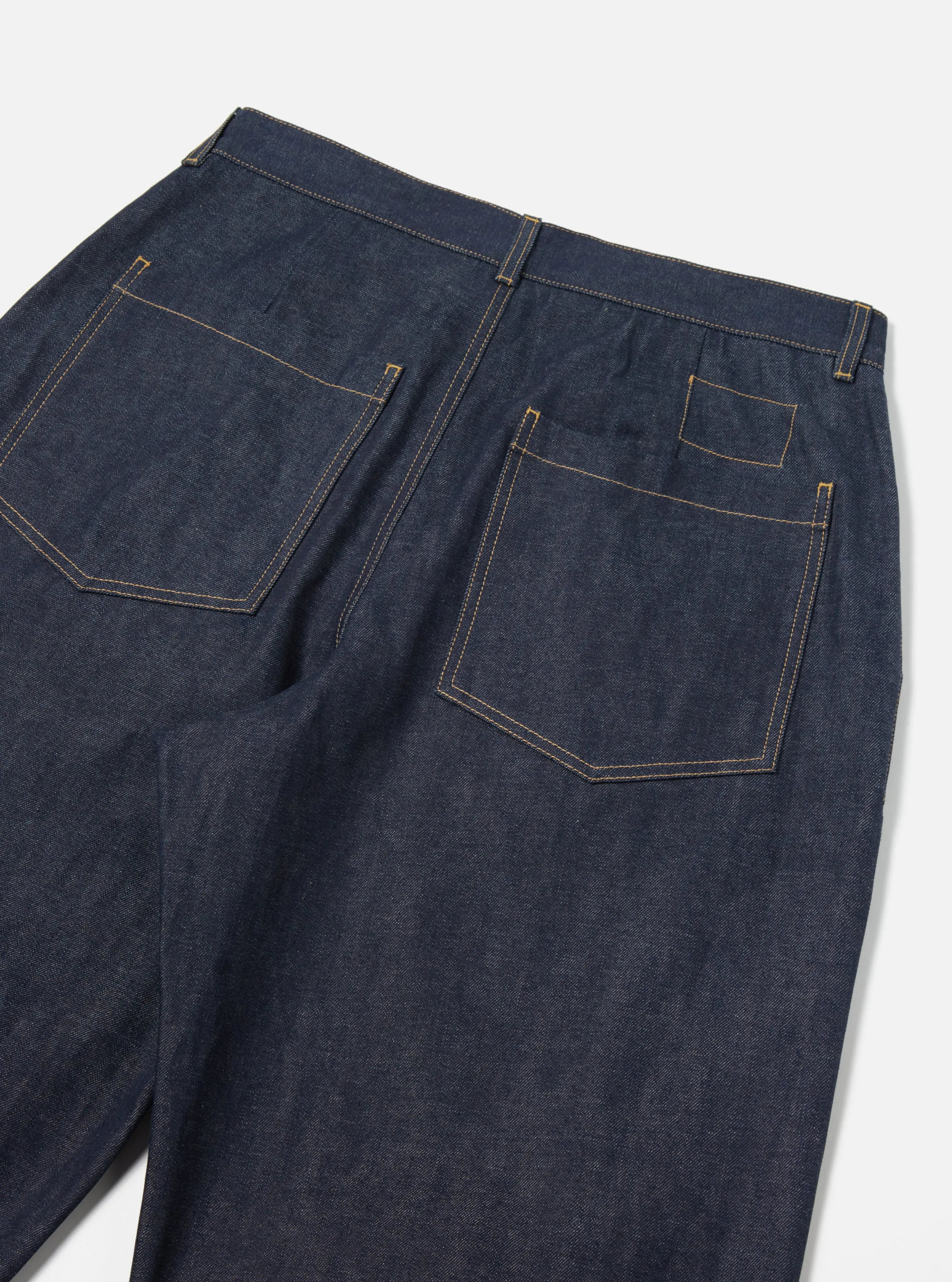 Universal Works Duke Pant in Indigo 13oz Selvedge Denim