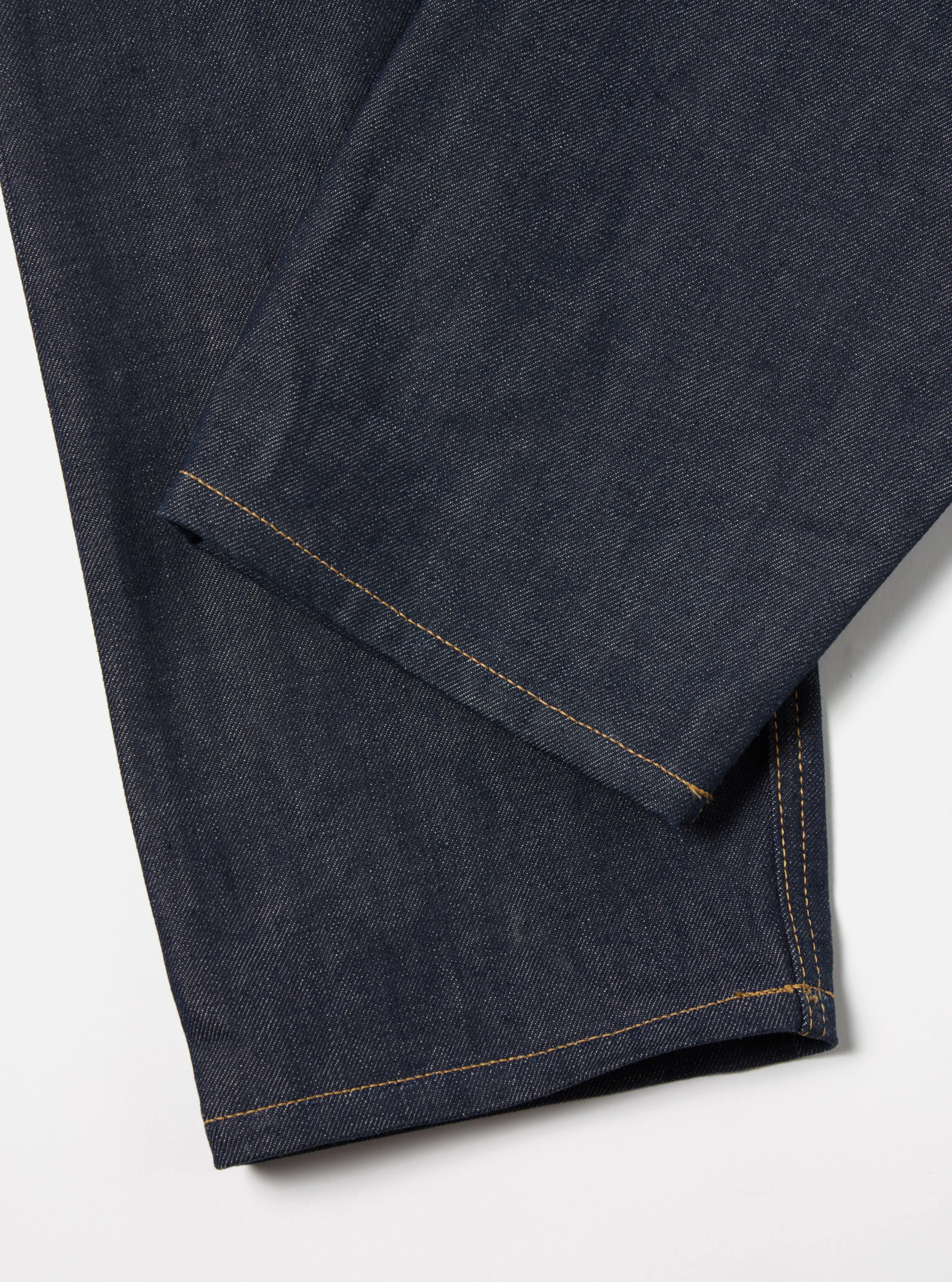 Universal Works Military Chino in Indigo 13oz Selvedge Denim