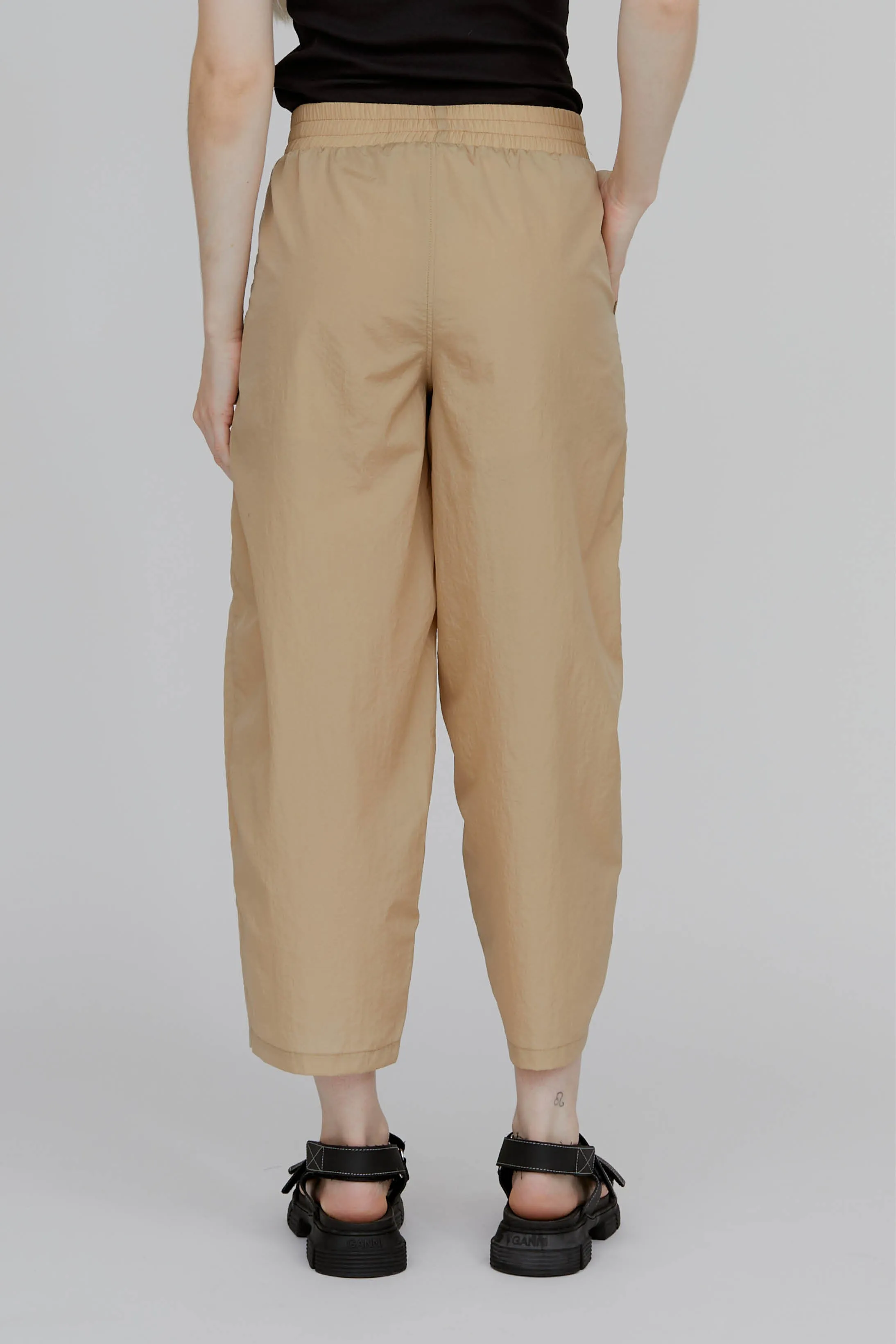 Viola Cropped Pants - Travertine