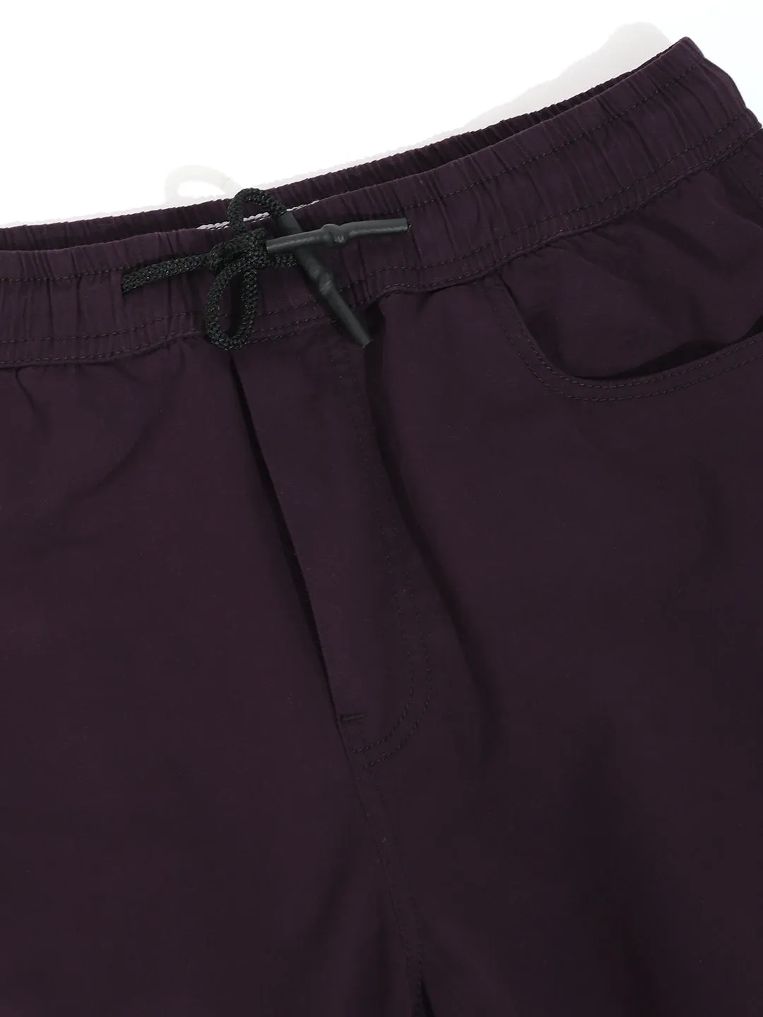 Wine Cotton Stretch Cargo