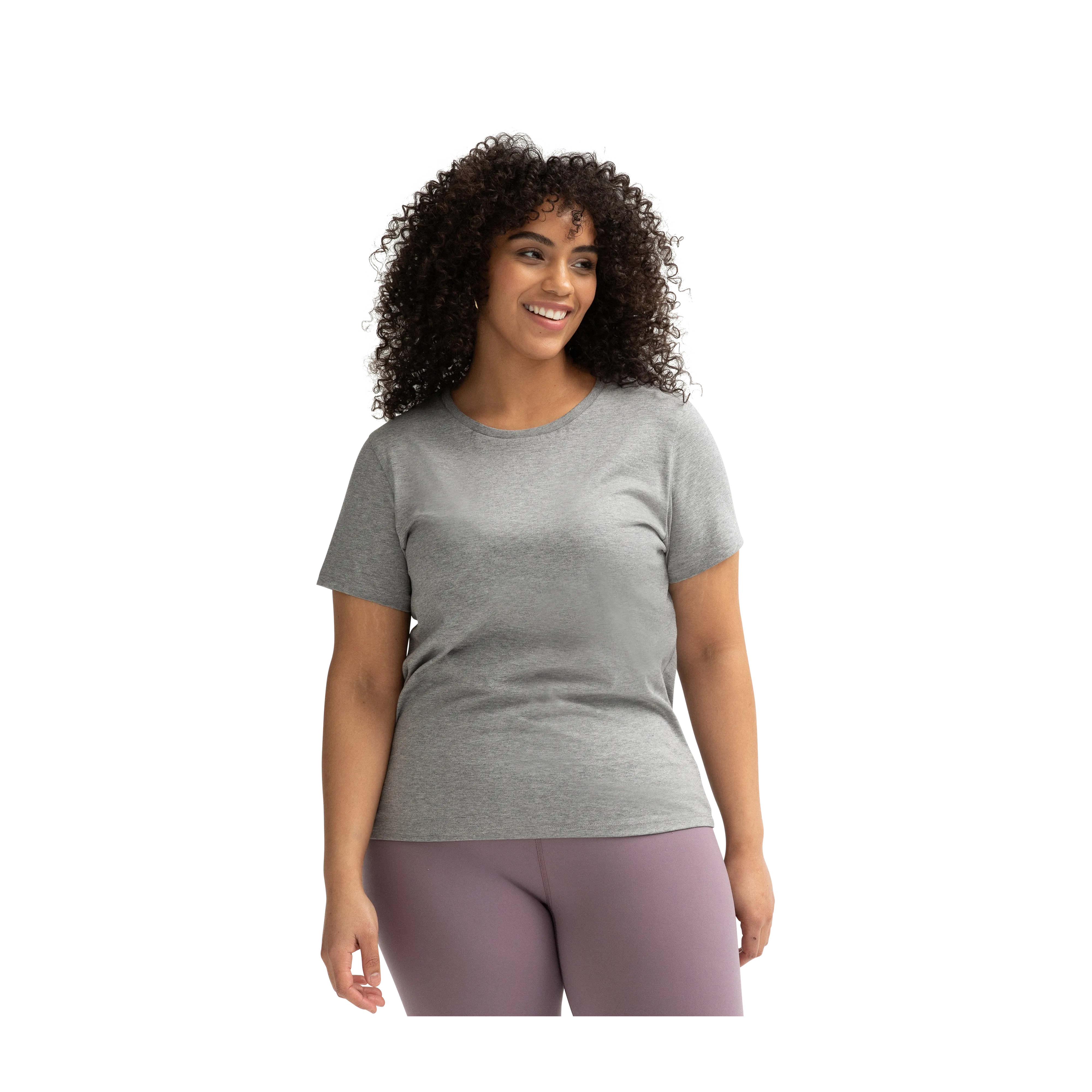 Women's Crew Neck T-Shirt & Ankle Sock 6-Pack