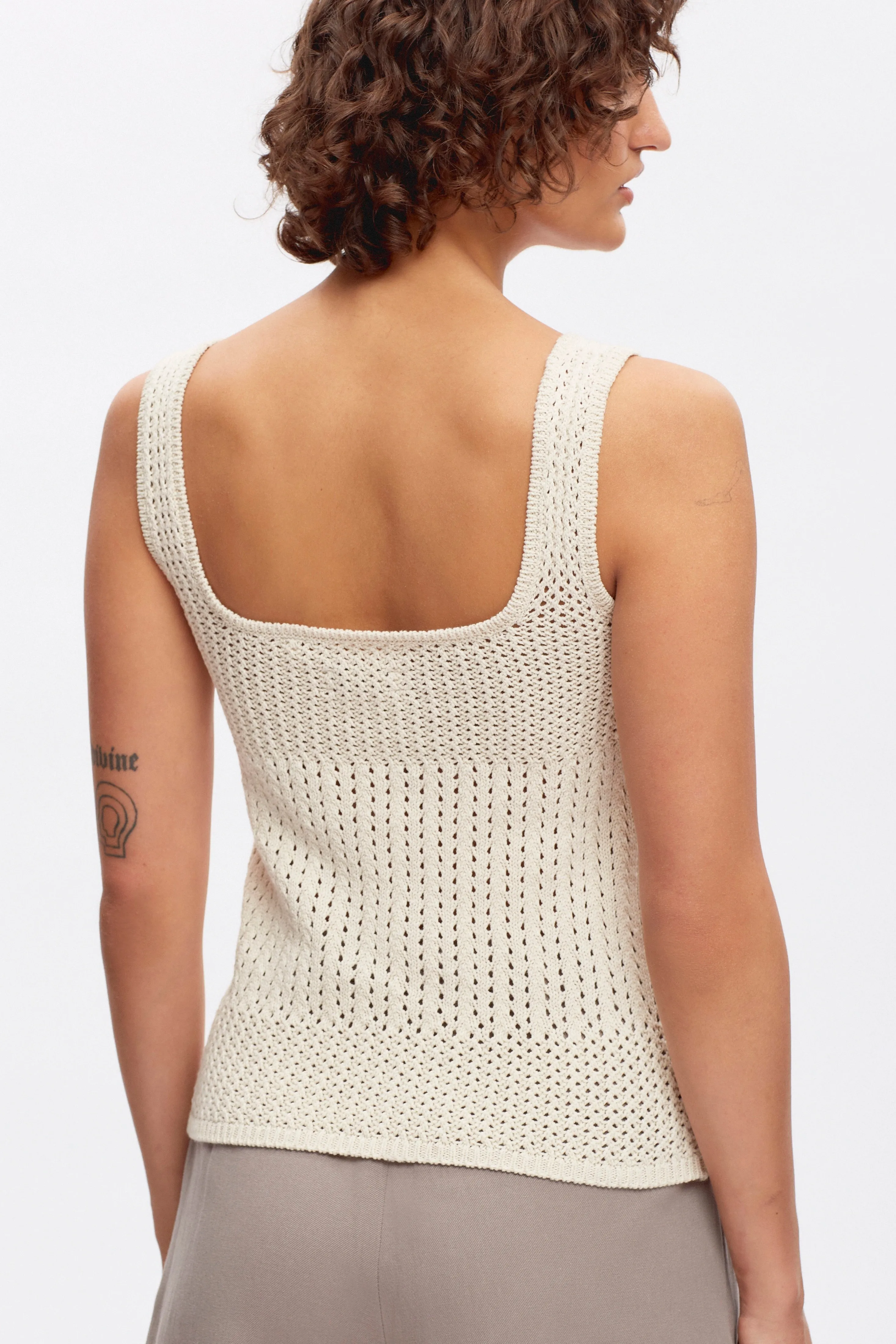 Women's Samia Tank in Marshmallow